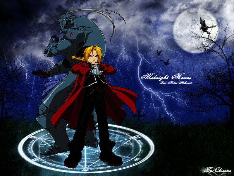 Fullmetal Alchemist midnight scene