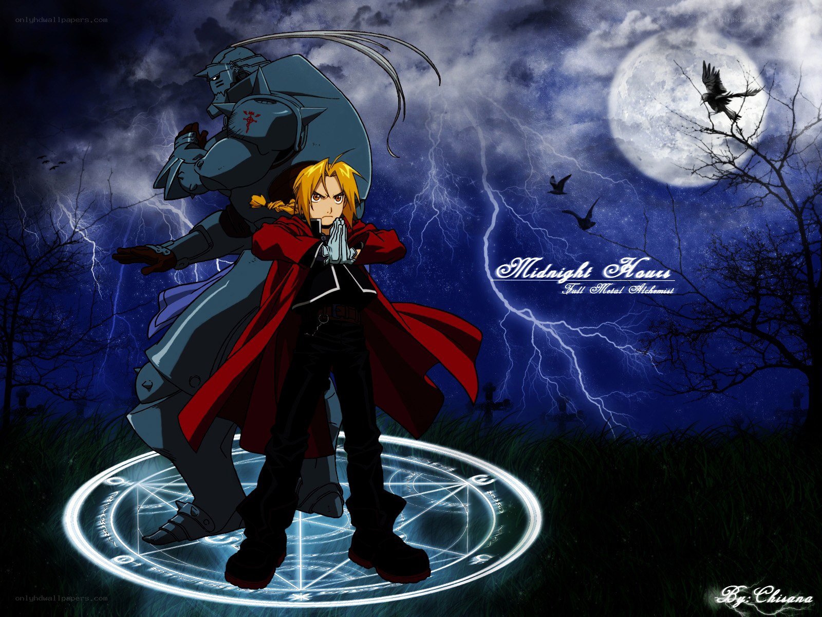 Fullmetal Alchemist midnight scene