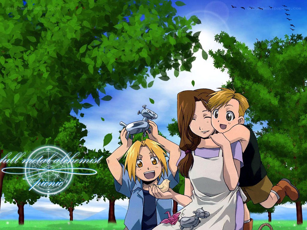 Fullmetal Alchemist picnic scene