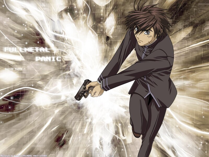 Fullmetal Panic character in action