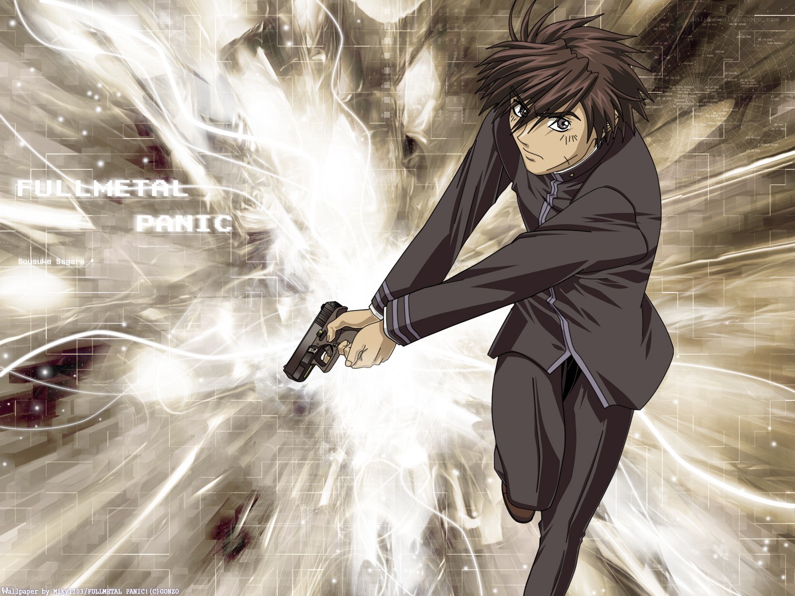 Fullmetal Panic character in action