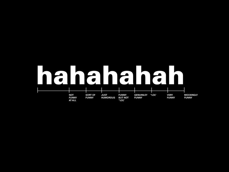 Funny Scale Chart — Black