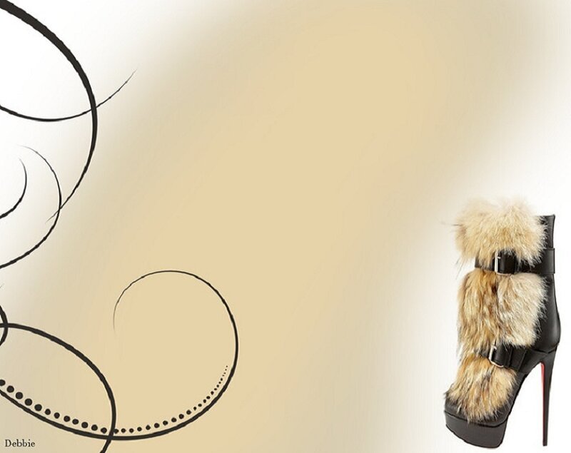 Fur-trimmed Boot