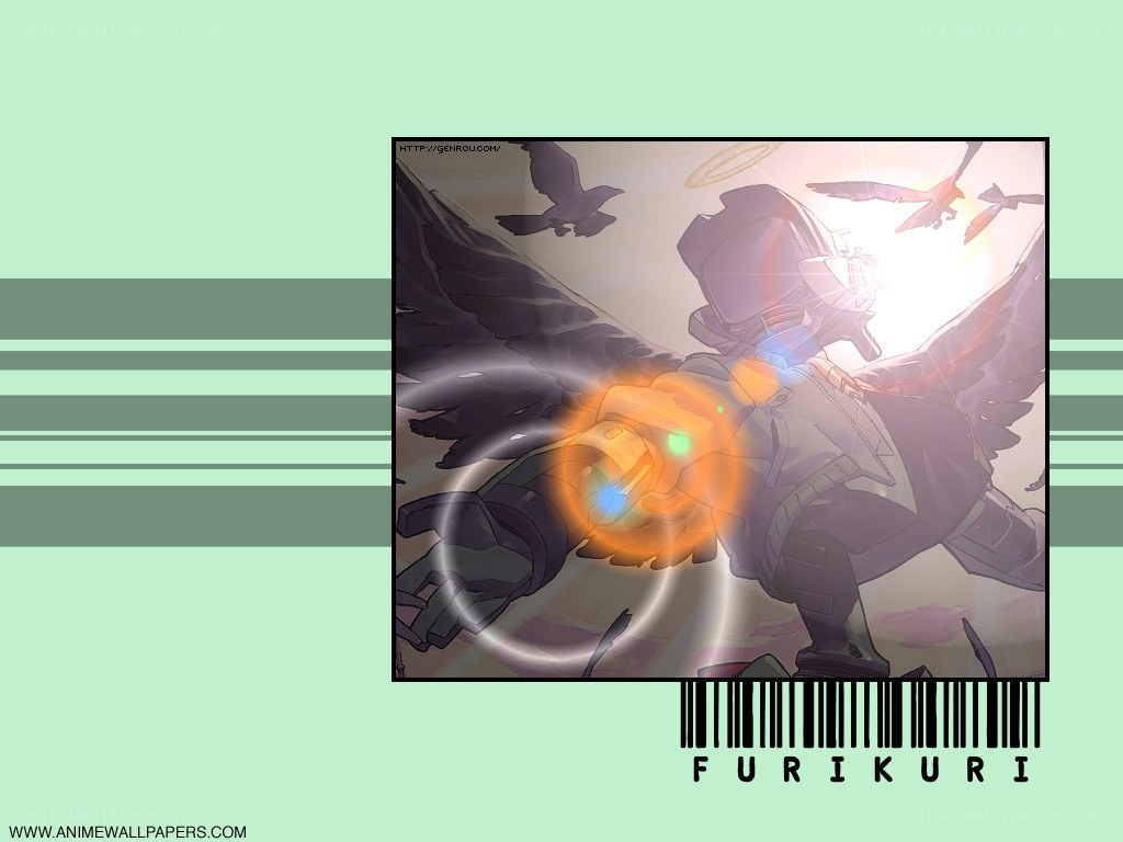 Furikuri anime character artwork