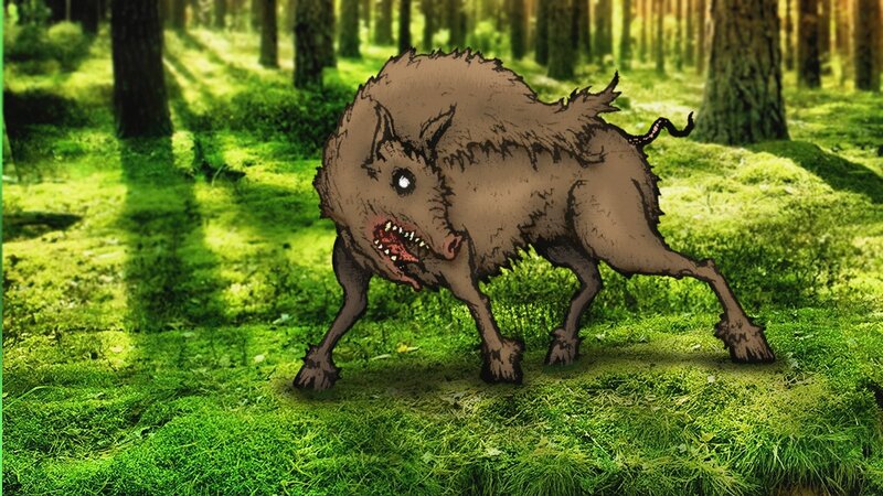 Furry Boar Creature