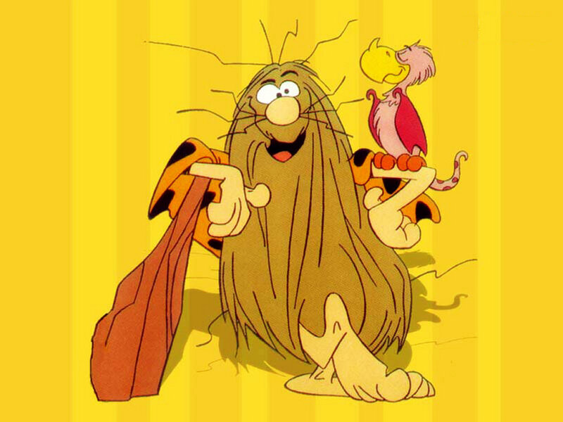 Furry Caveman Character