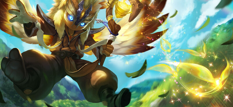 Furry Character with Wings