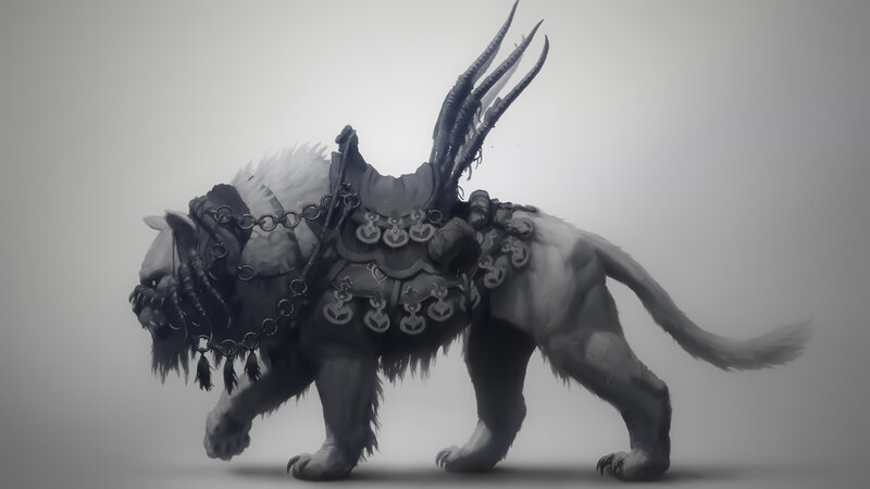 Furry Creature with Armor