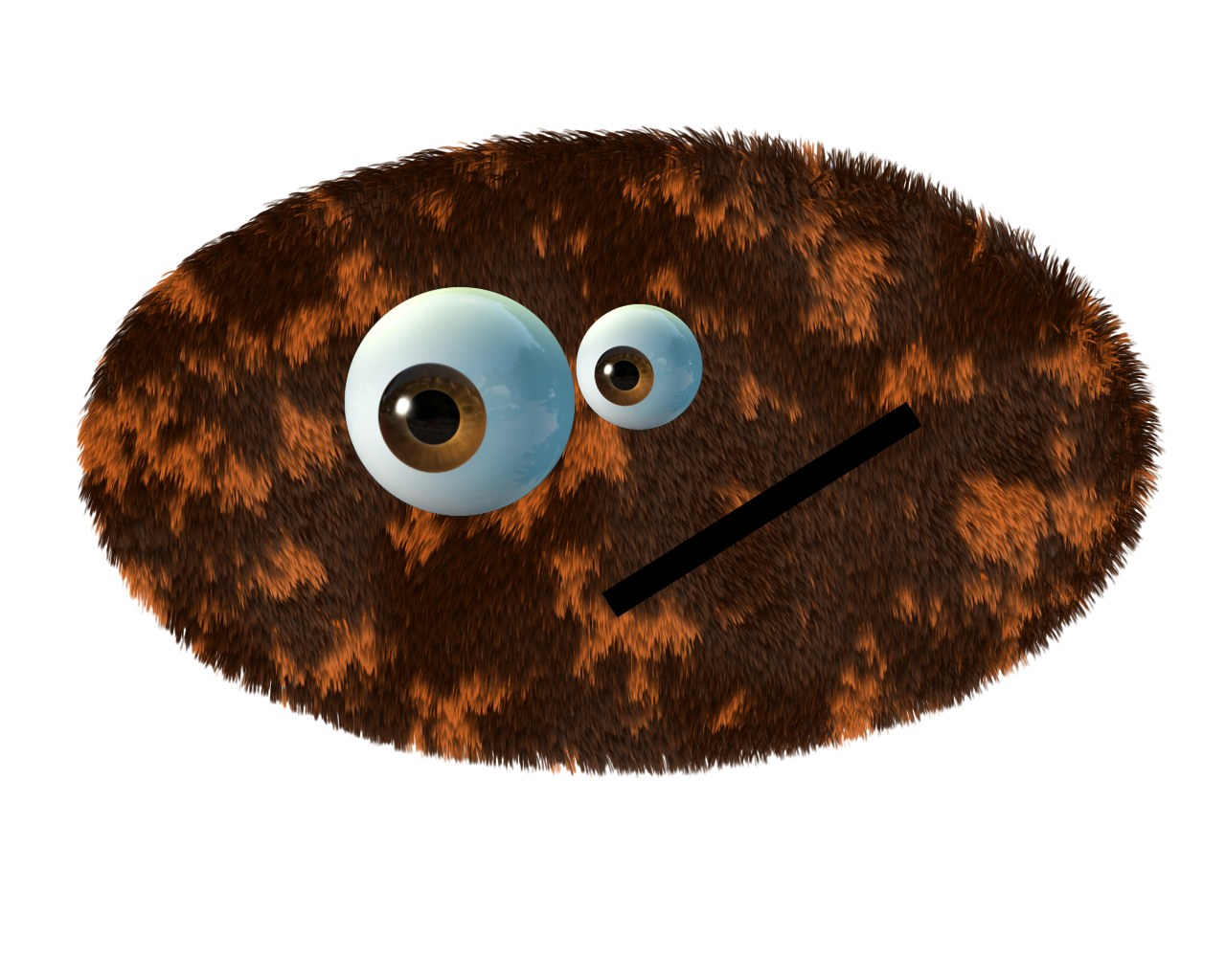 furry creature with big eyes