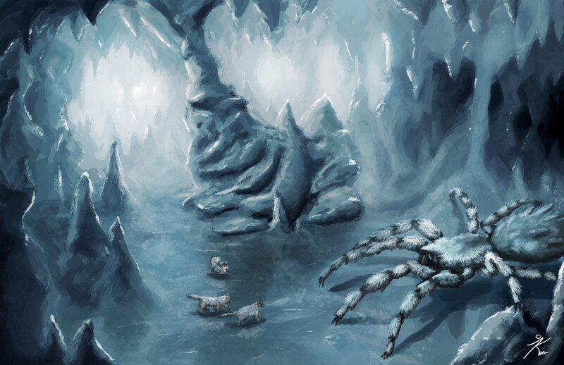 Furry Creatures in Cave