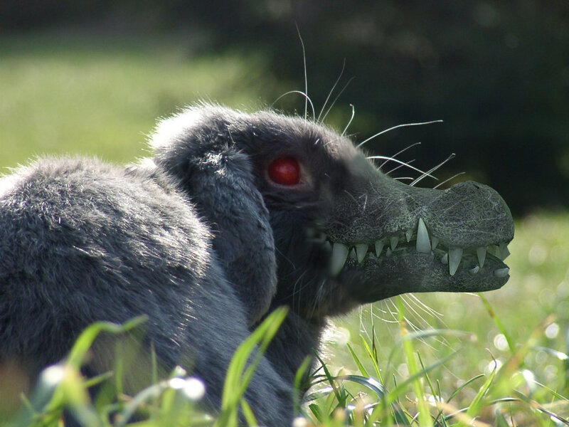 furry crocodile creature