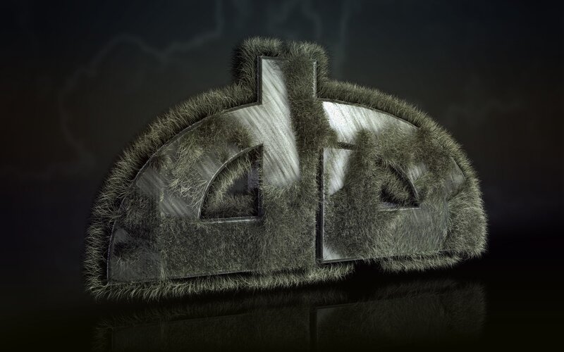 furry logo with lightning