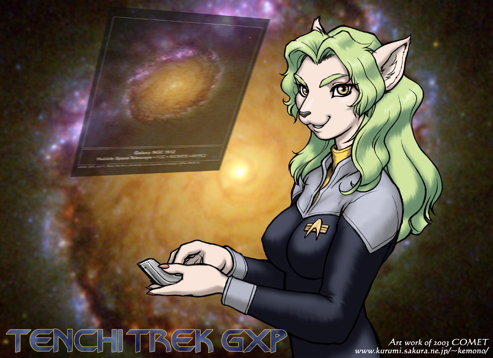 Furry Starfleet Officer