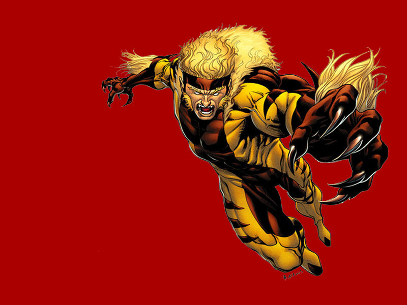 Furry Superhero in Motion