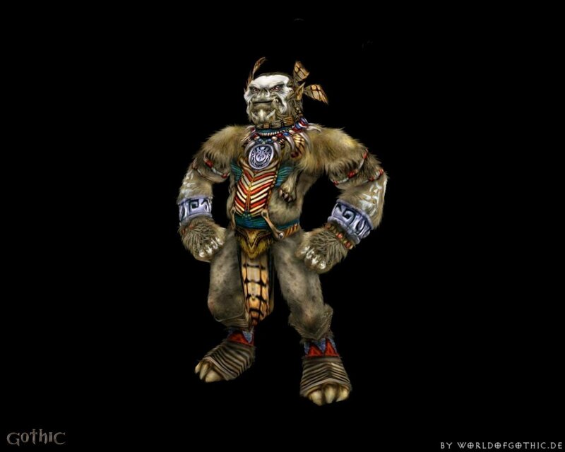 furry tribal character model