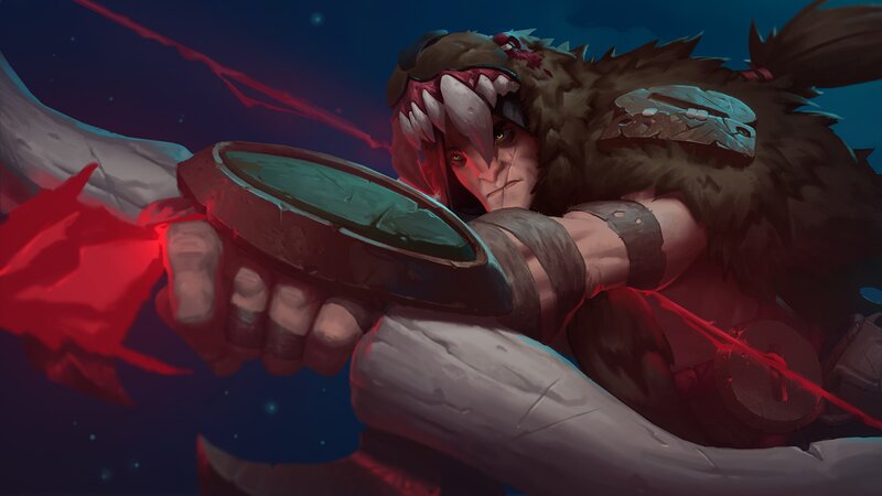 Furry Warrior Holding Shield