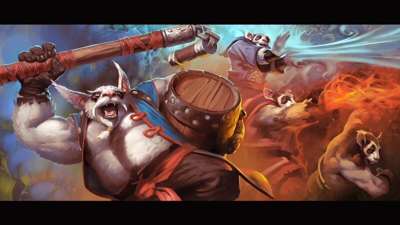Furry Warriors in Battle — Blue