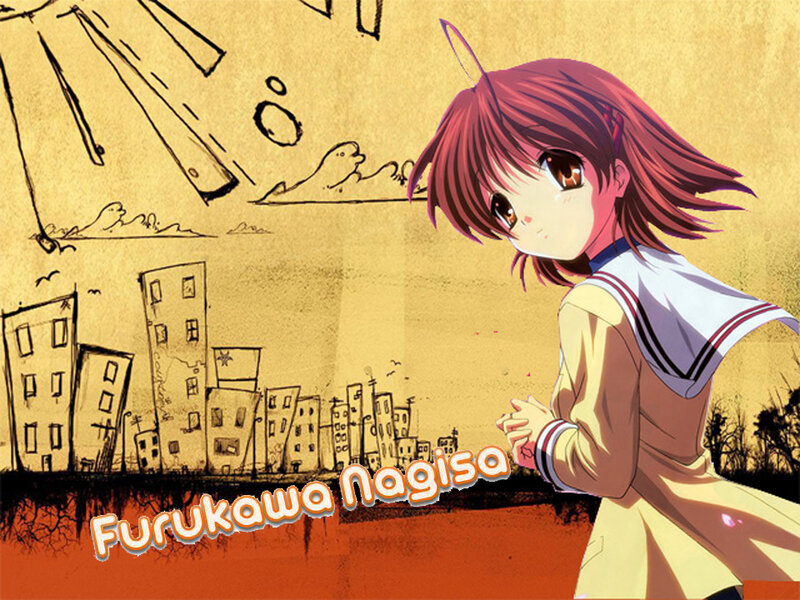 Furukawa Nagisa character art