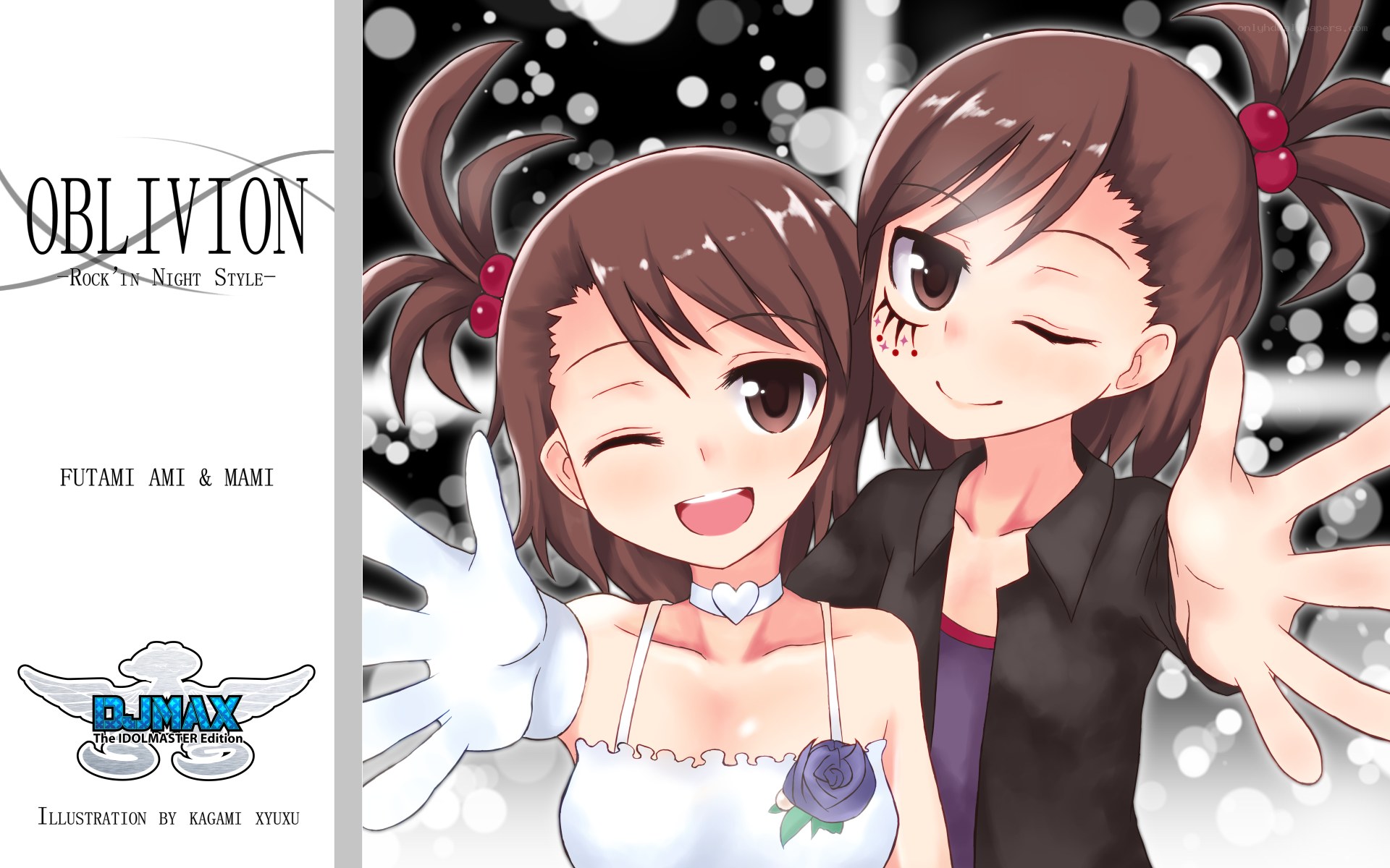 Futami Ami and Mami illustration