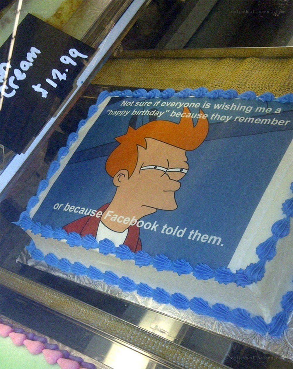 Futurama birthday cake