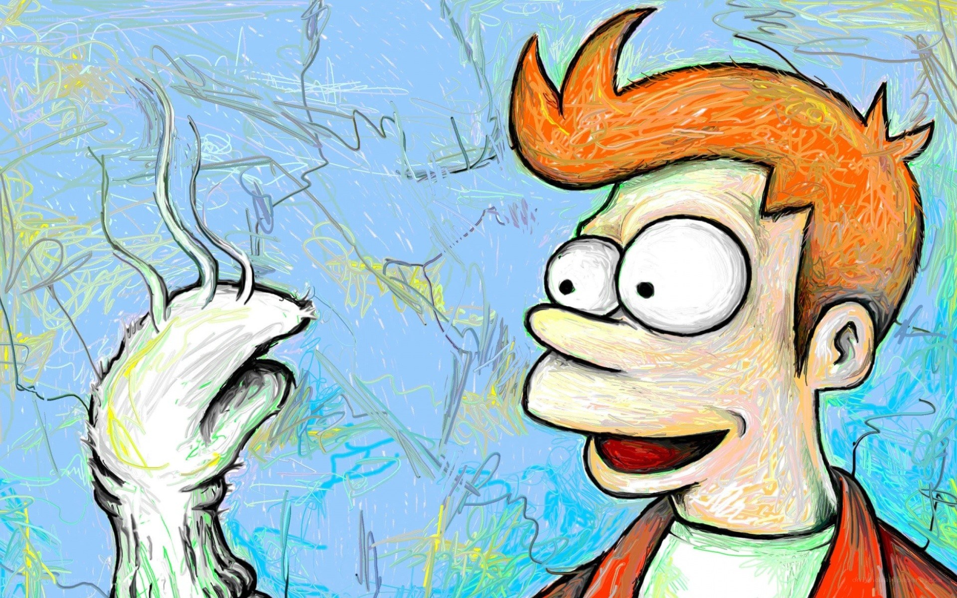 Futurama character art