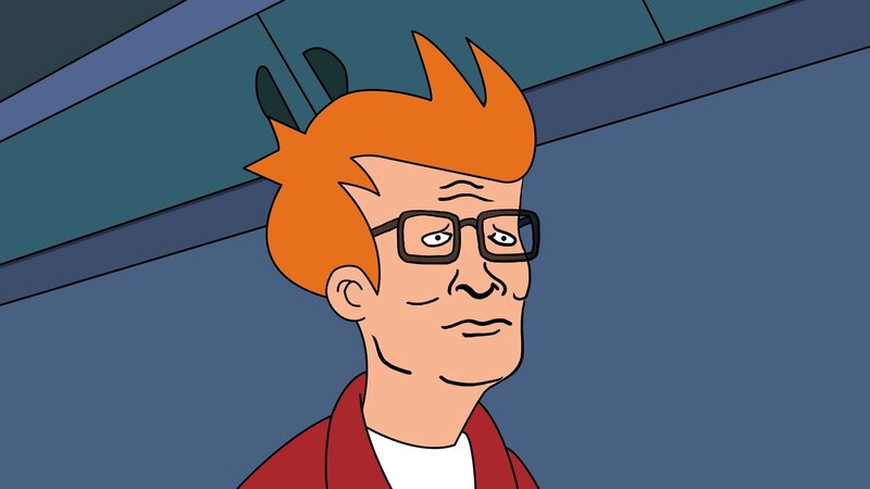 Futurama character close-up