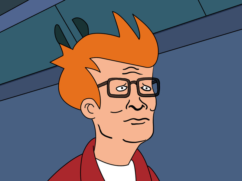 Futurama character close-up