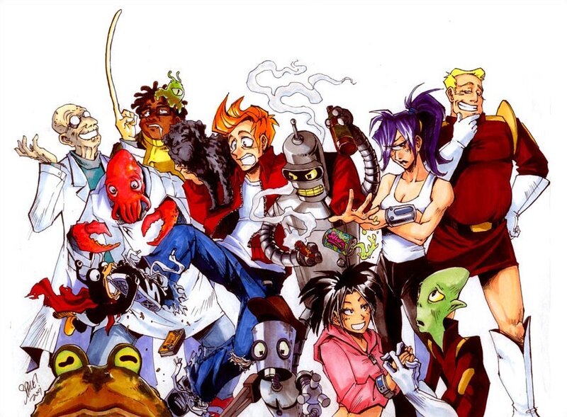 Futurama character ensemble