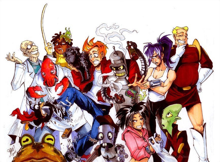 Futurama character ensemble