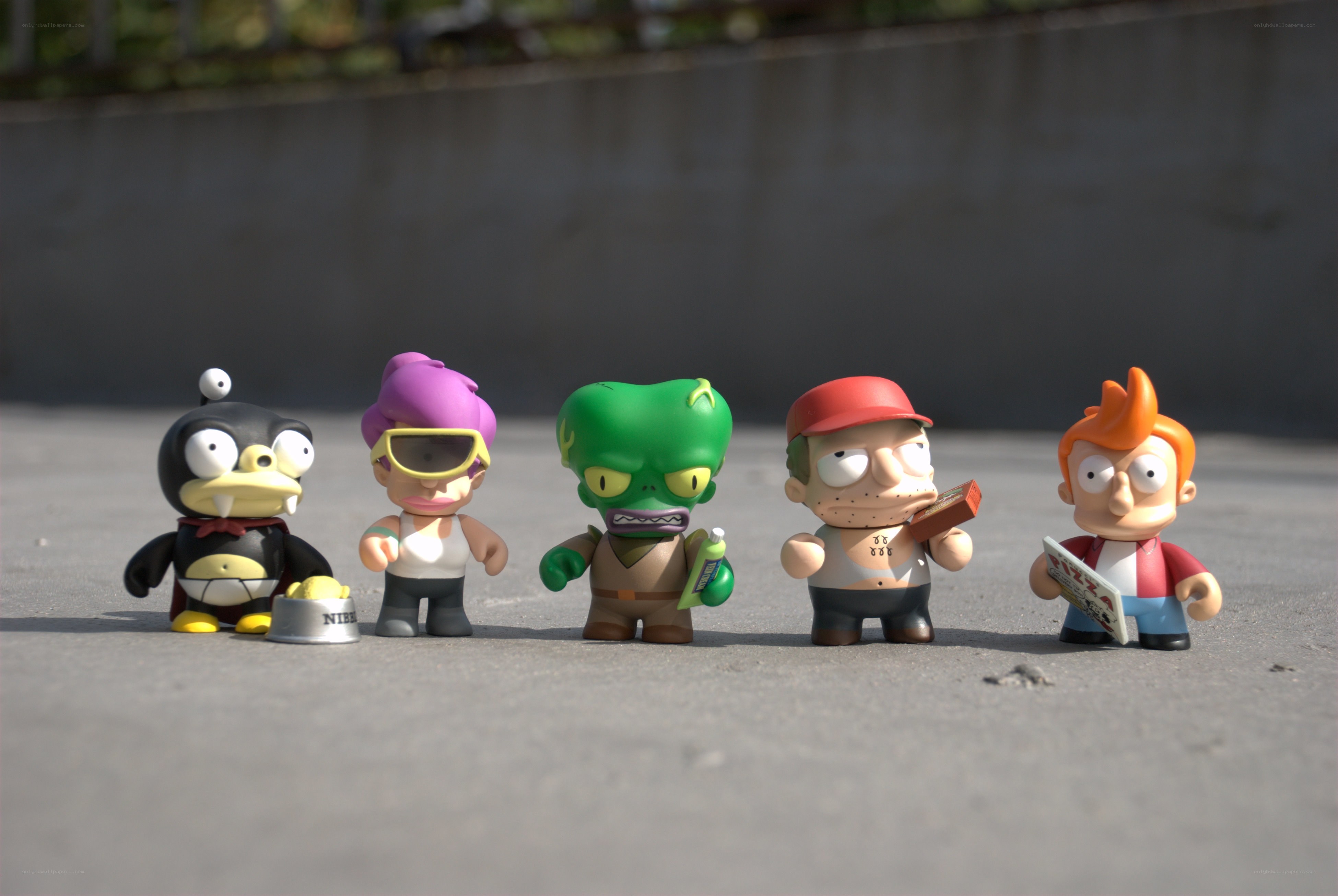 Futurama character figurines