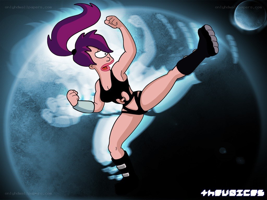 futurama character in action