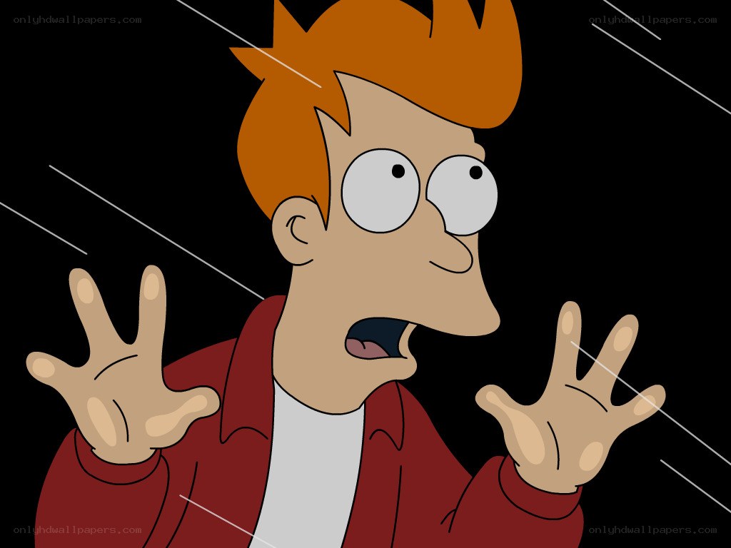 Futurama character in shock