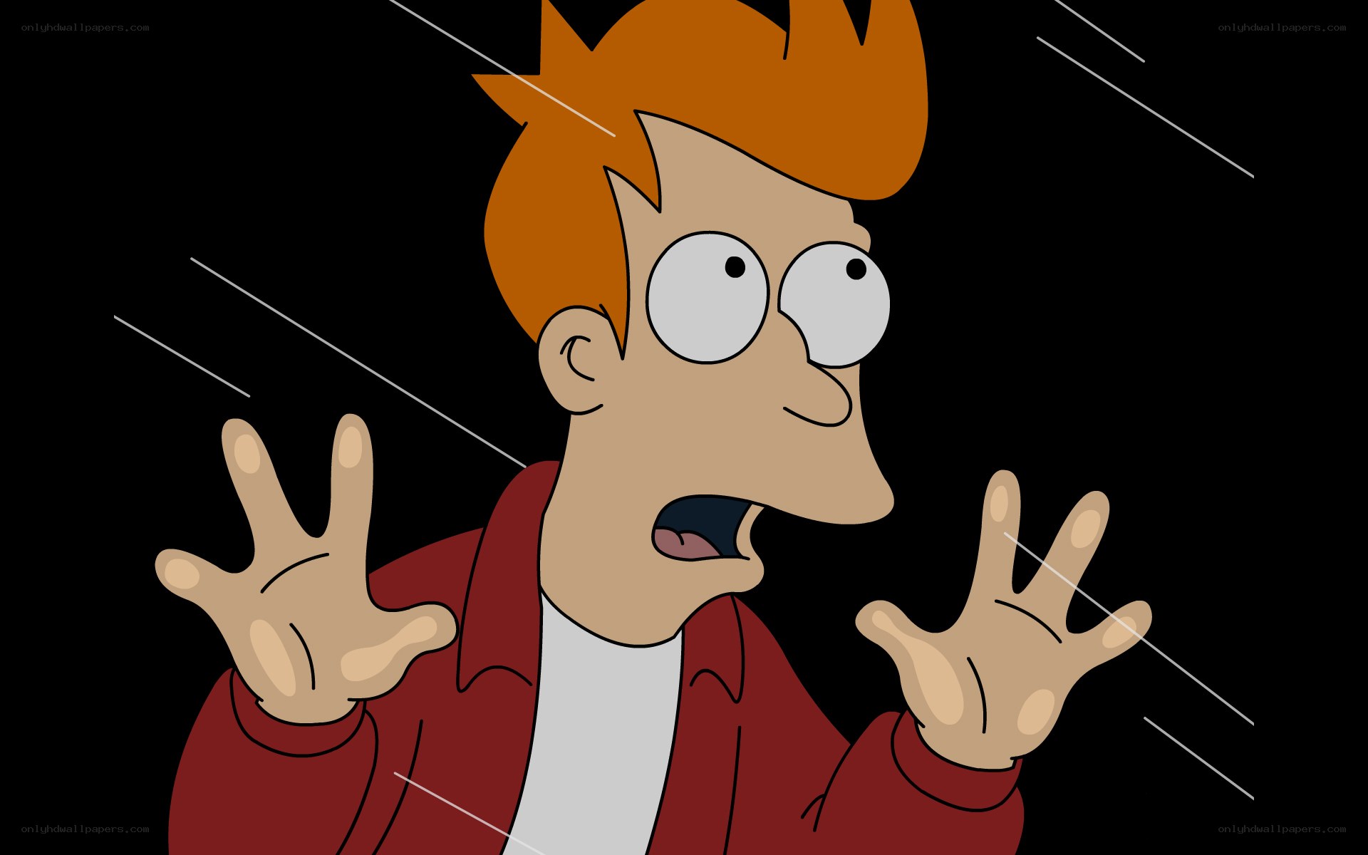 Futurama character in shock