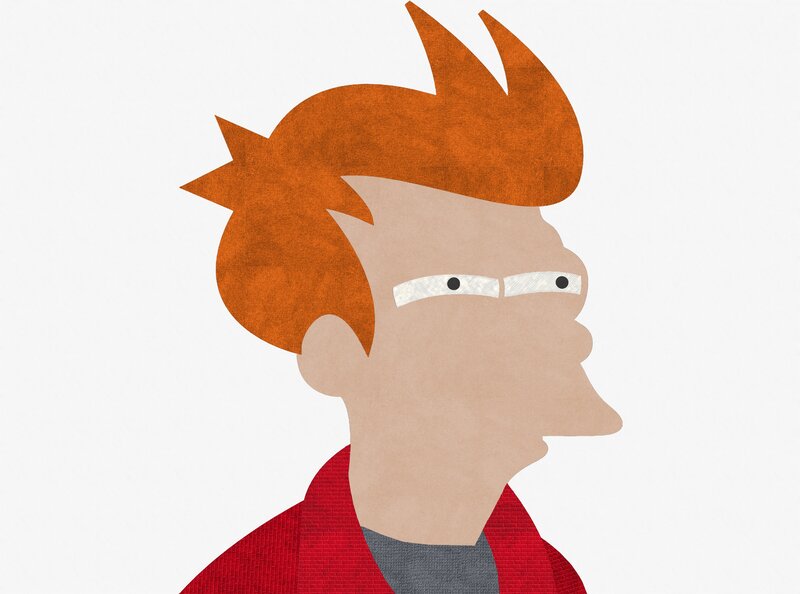 Futurama character portrait