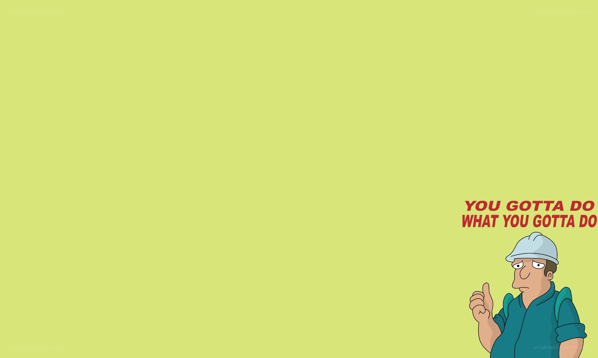 Futurama character wallpaper