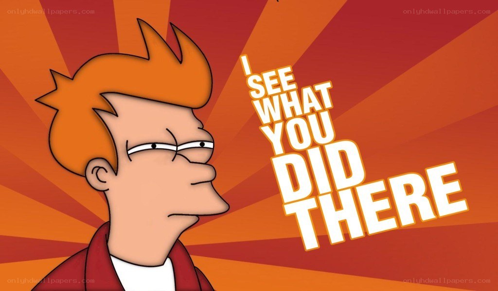 Futurama character with quote