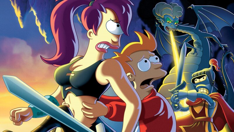 Futurama Characters Fighting