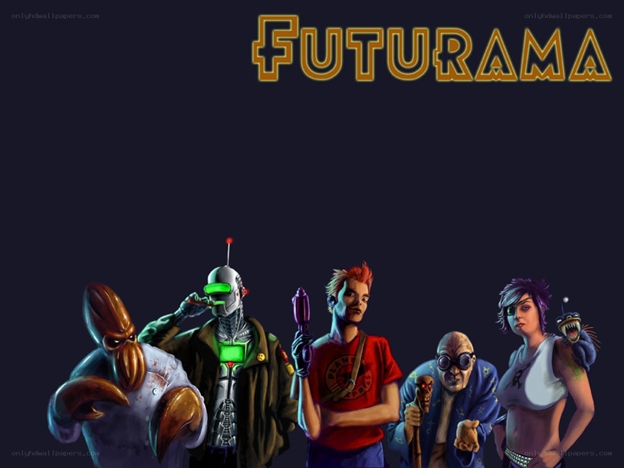 Futurama characters group