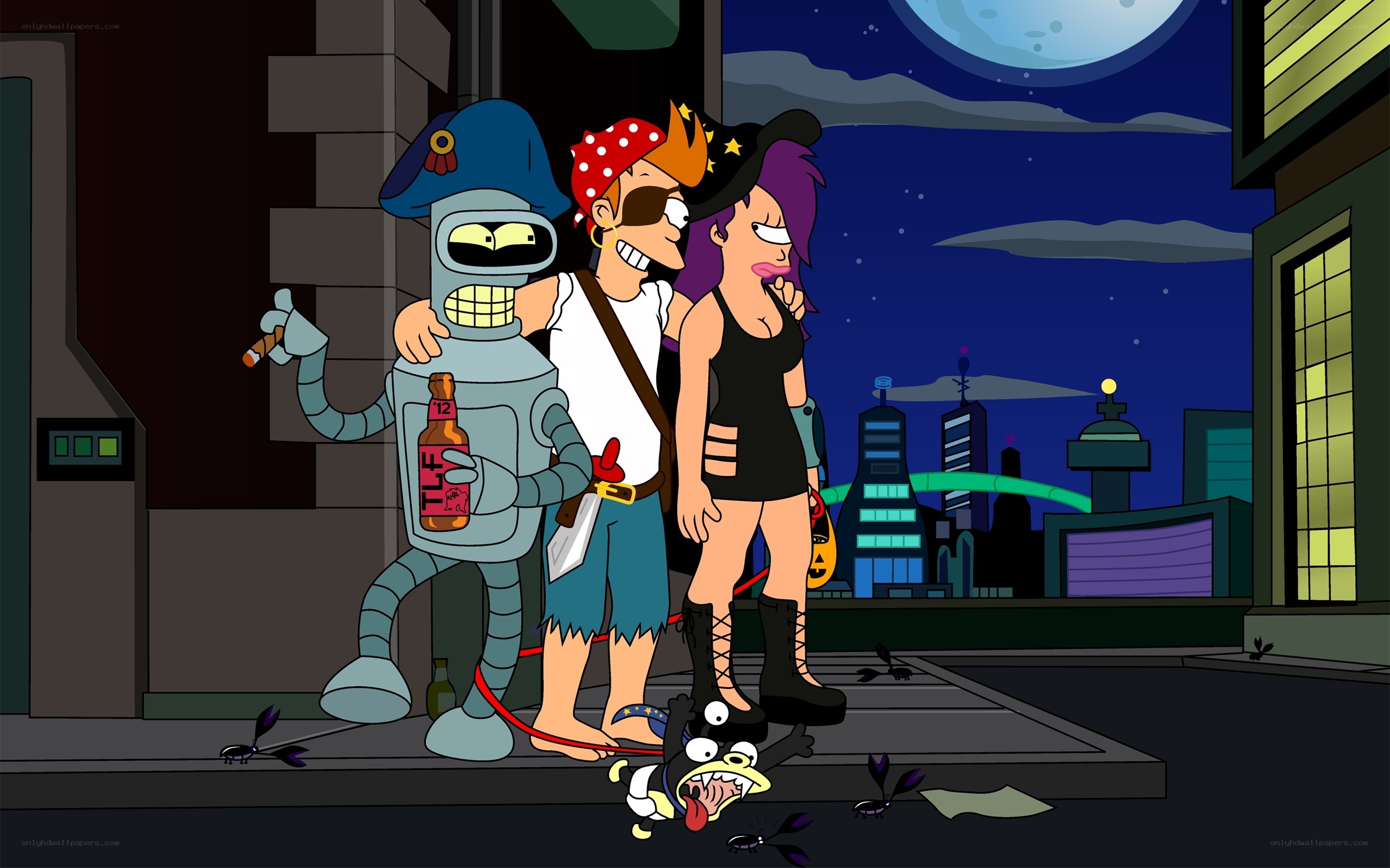 Futurama characters in costumes