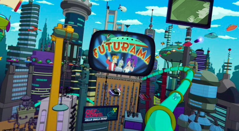 Futurama Characters on Screen