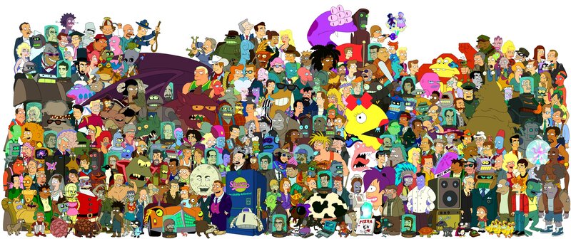 Futurama Characters — Purple
