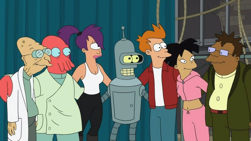 Futurama Characters Standing