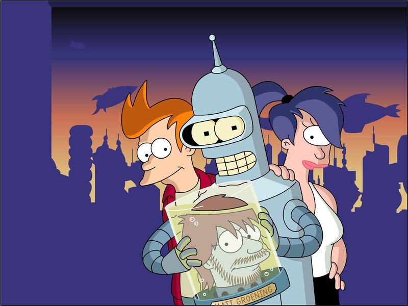 Futurama characters together