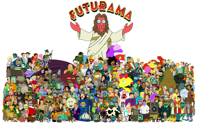 Futurama Characters — White