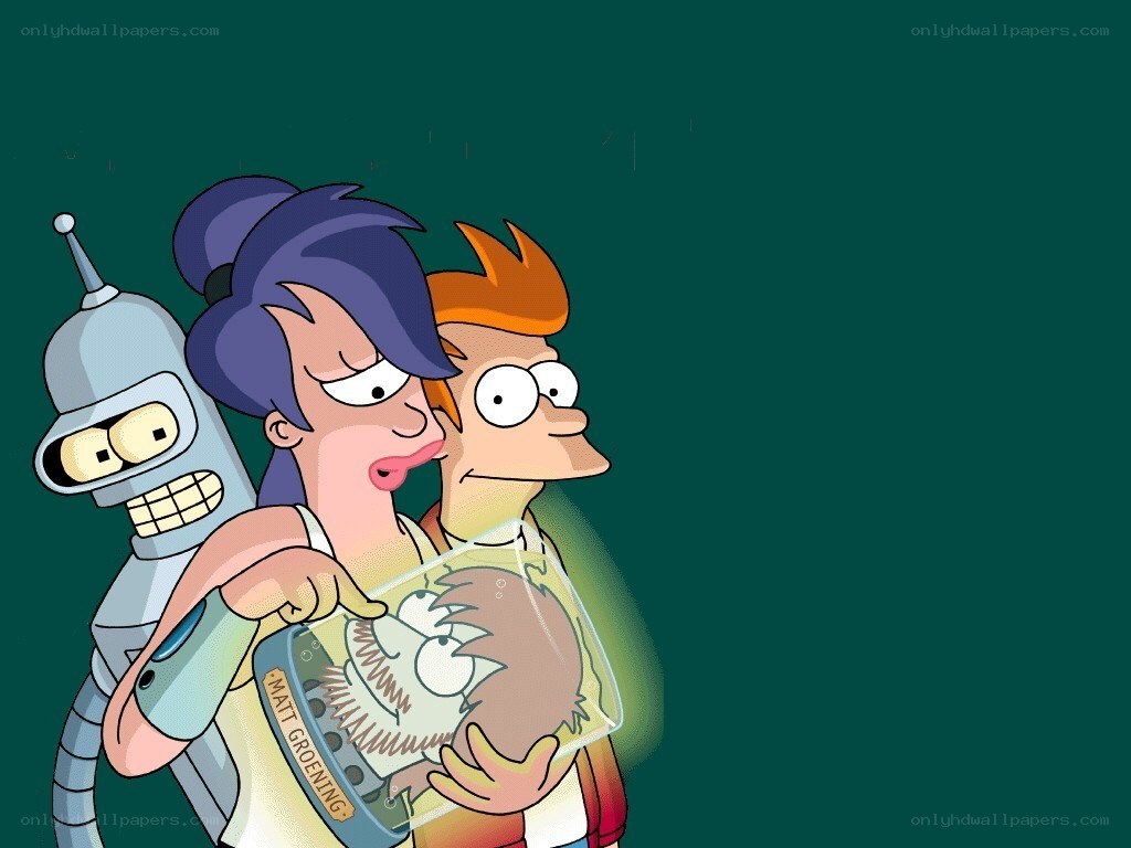 Futurama characters with baby