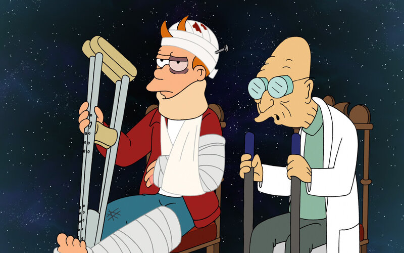 Futurama characters with injuries