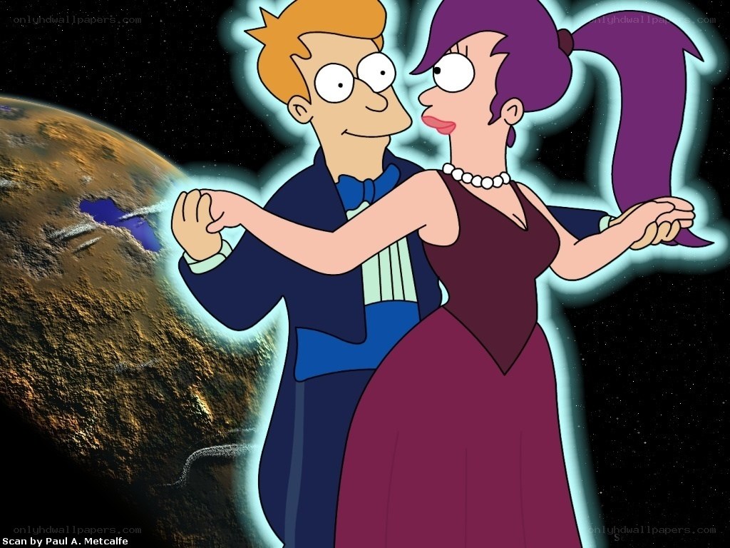 Futurama couple dancing