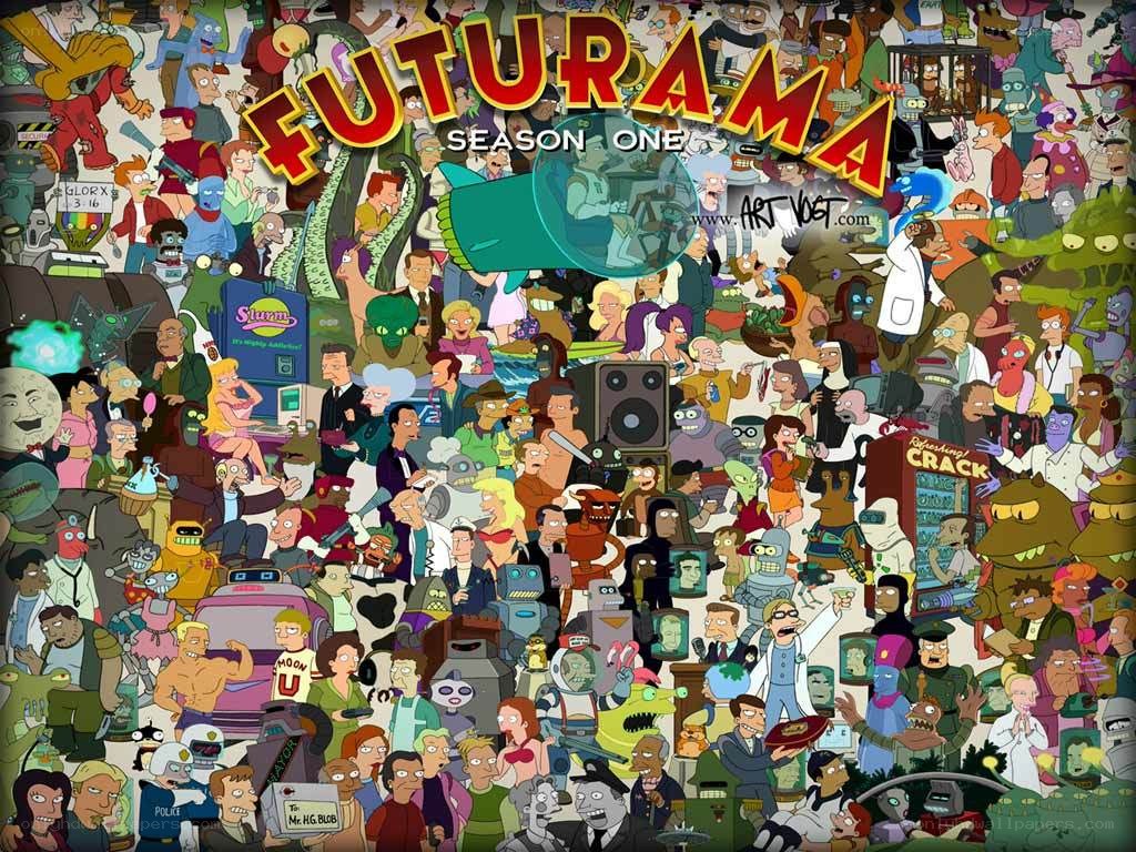 Futurama Season One collage