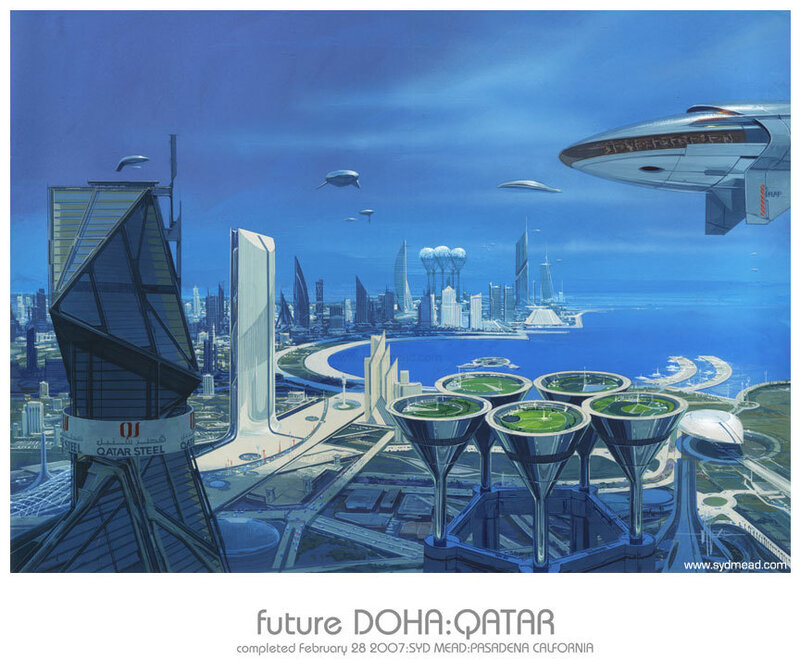 Future Doha Cityscape