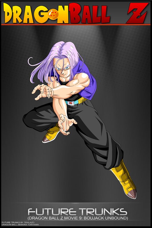 Future Trunks Character — Purple